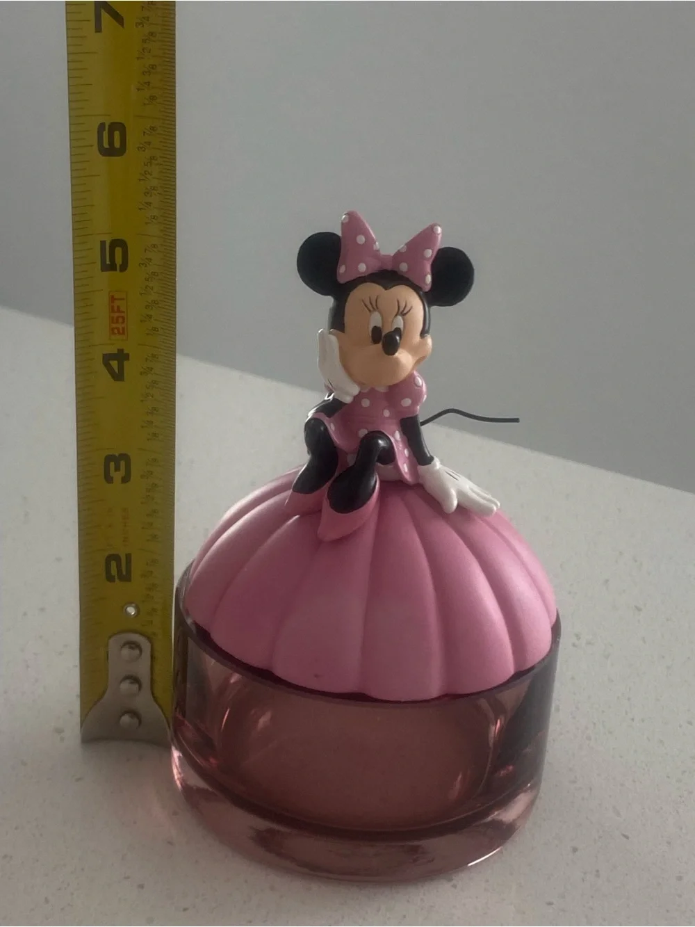 Disney wear Minnie Mouse Pink and Black Decorative Bath Jar